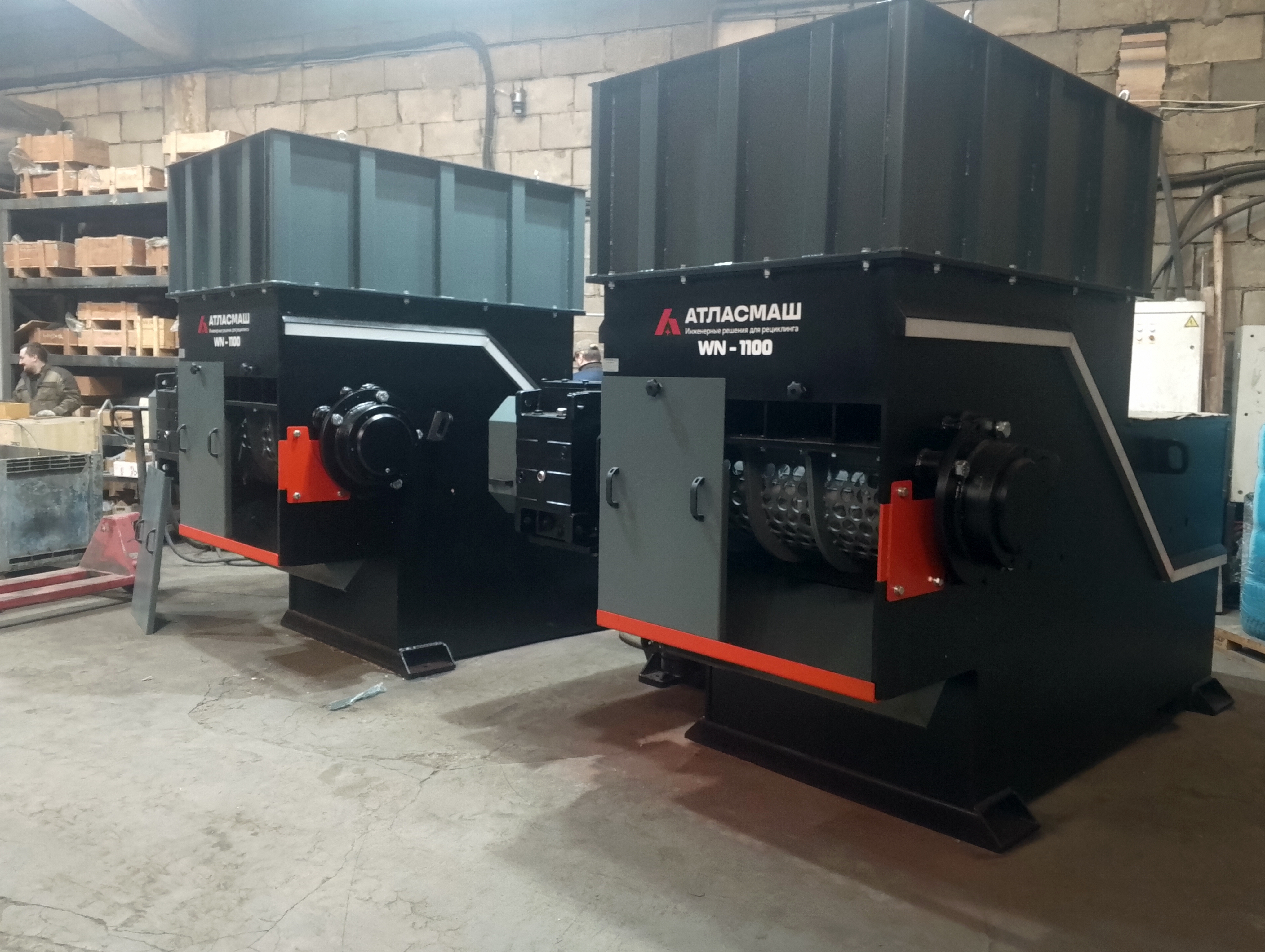 Поставка шредера для дробления древесины в Республику Казахстан