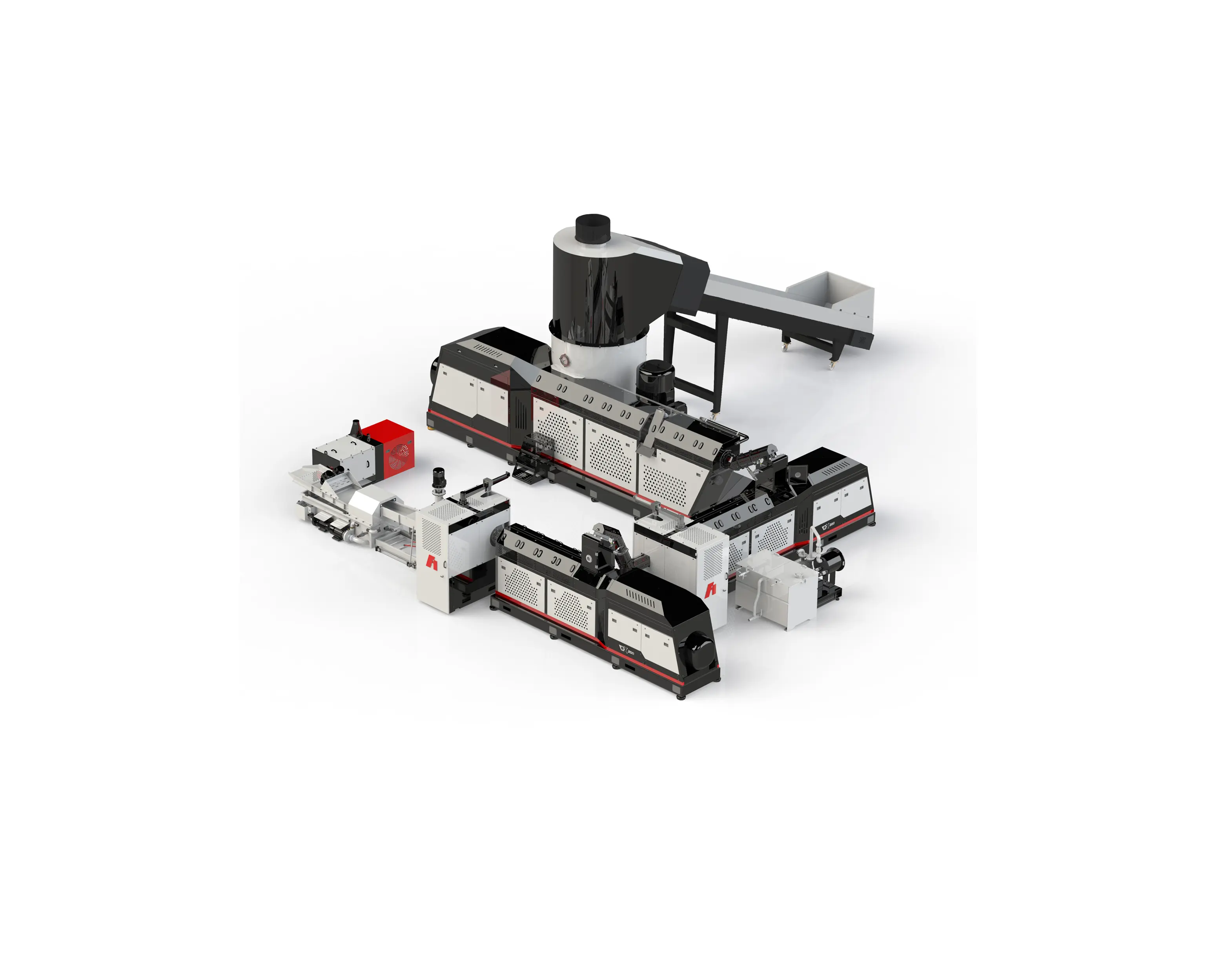 Линии грануляции пластмасс серии RX. Универсальные машины для пленочных и твердых отходов