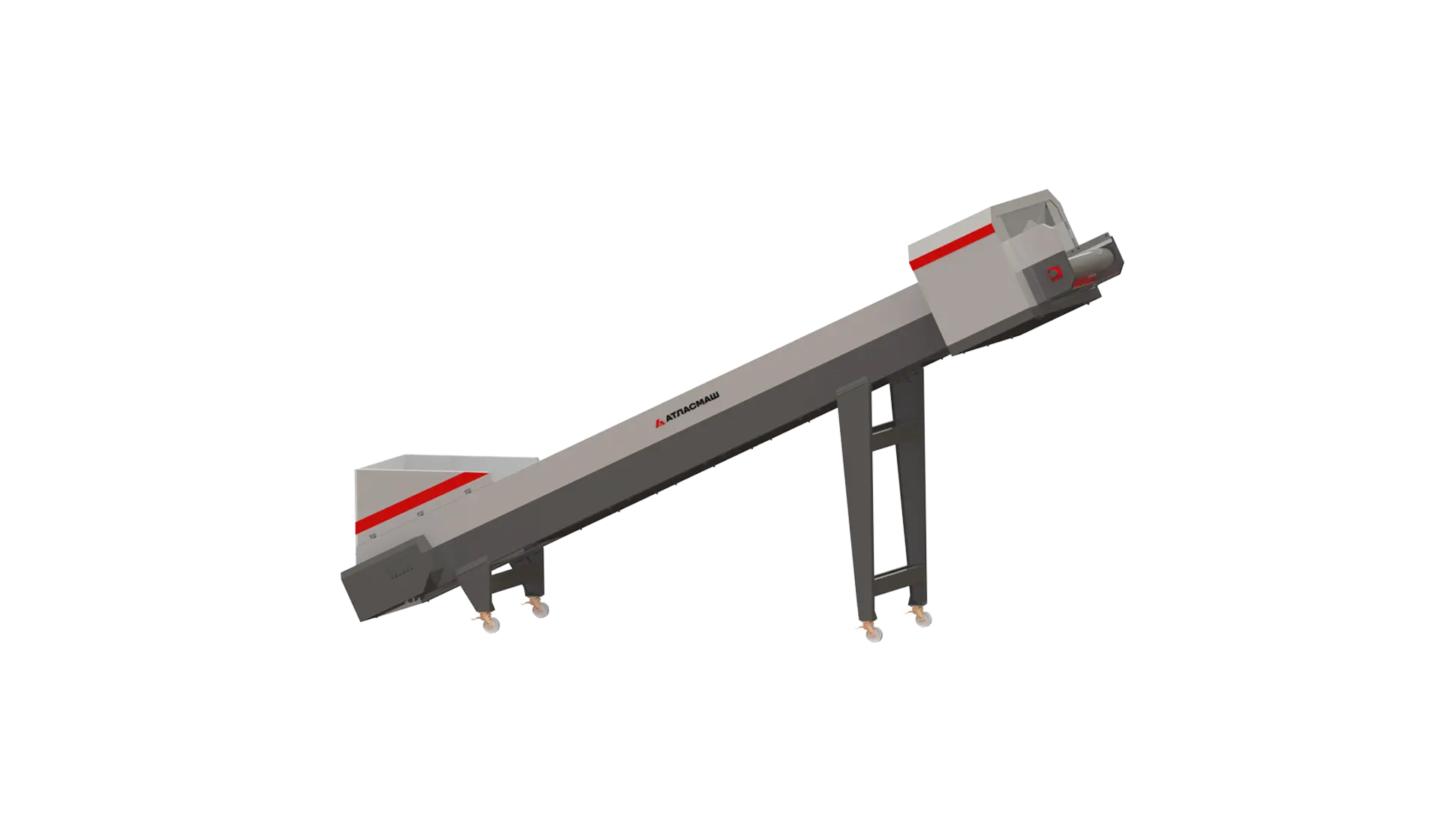 Конвейер ленточный наклонный