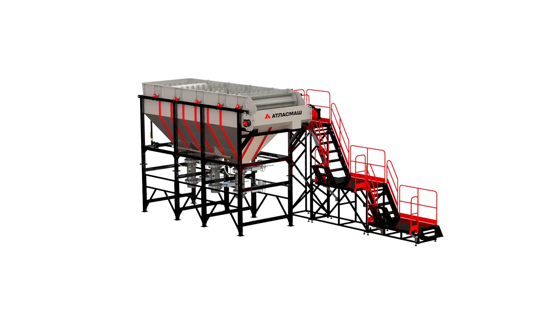 Flotation baths with sluice